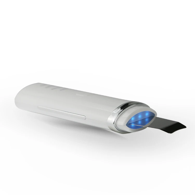 

Electric USB rechargeable home use beauty care ultrasonic skin scrubber deep cleaning face, White,customized color