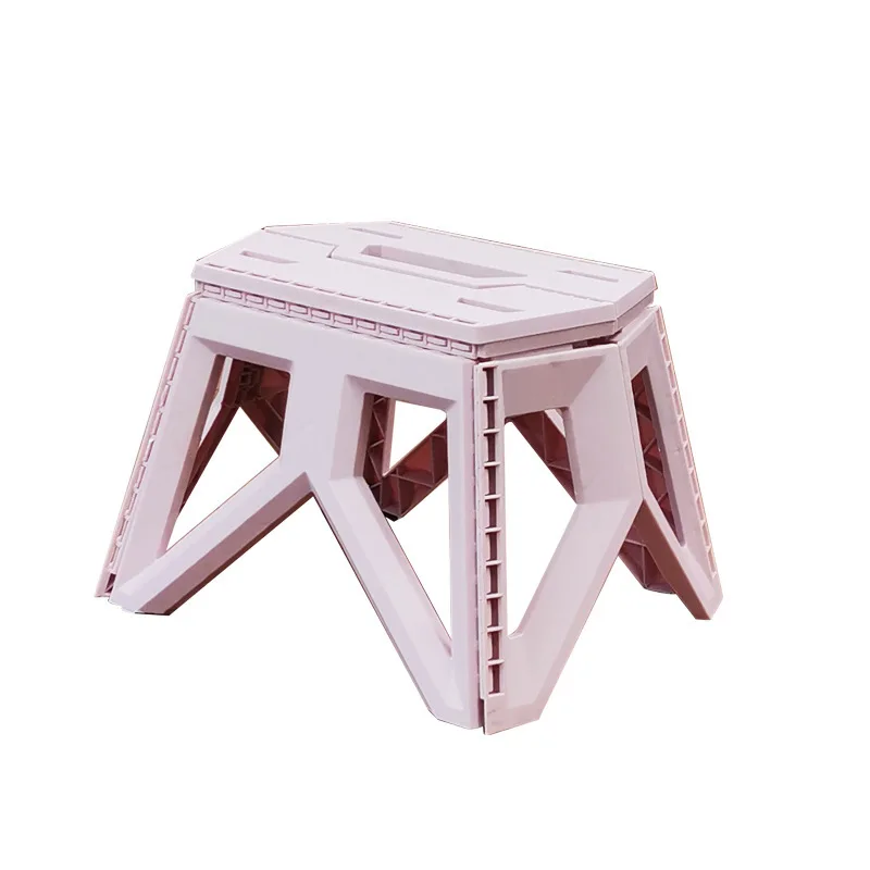 

Amazon Hot Seller Outdoor Picnic Plastic Portable Chair Lightweight Camping Folding Step Stool Foldable Stool, Olive,brown,blue,pink,black,grey,customize
