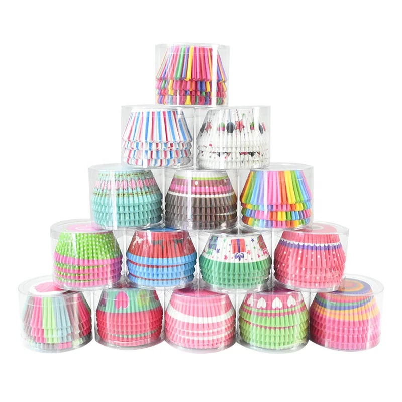 

Disposable Muffin Cake Baking Molds Foil Paper Cupcake Mold Paper Muffin Cups for Baking