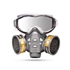 High efficiency filter gas mask spray paint gas mask