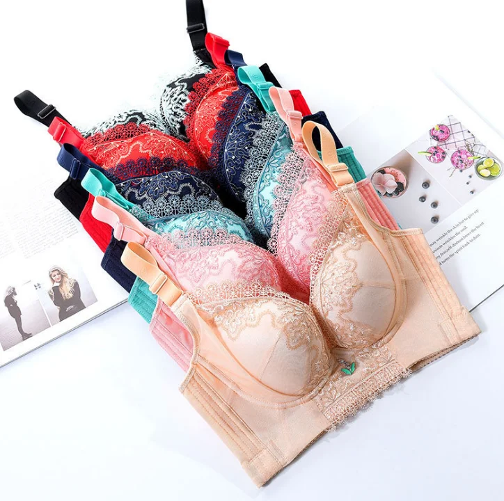 

Push Up Bras for Women Embroidery Bralette