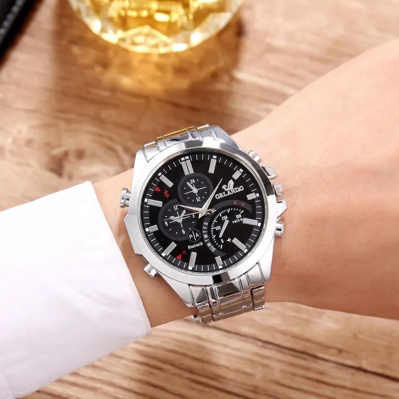 

Free Shipping Manufacturers Wholesale Minimalist Business Men Watch Alloy Men Watch, 3 colors