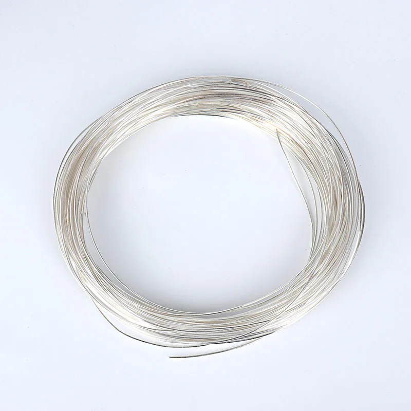 

Hobbyworker Sterling Silver DIY Wood Inlay Wire for Jewelry Making Accessories Findings Supplies W0002