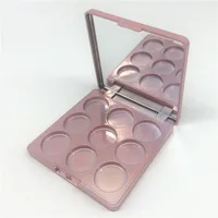 

Free Sample 9 color empty eyeshadow palette private label Y395-1 cosmetic packaging makeup case