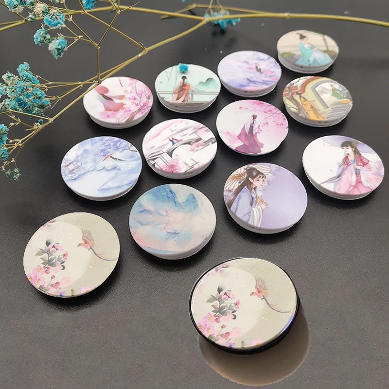 

High quality wholesale phone socket phone custom logo cell grip up sockets phone holder, White/black/red/bule/green/yellow/orange