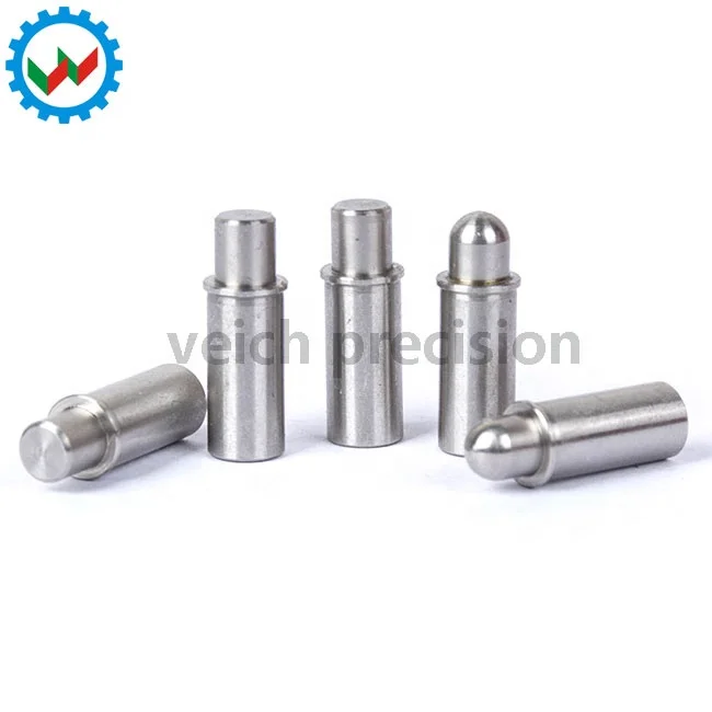 

Micro Precision Spring Loaded Plunger Press-Fit Stainless Steel Flat/Round Head Flanged Spring Plunger