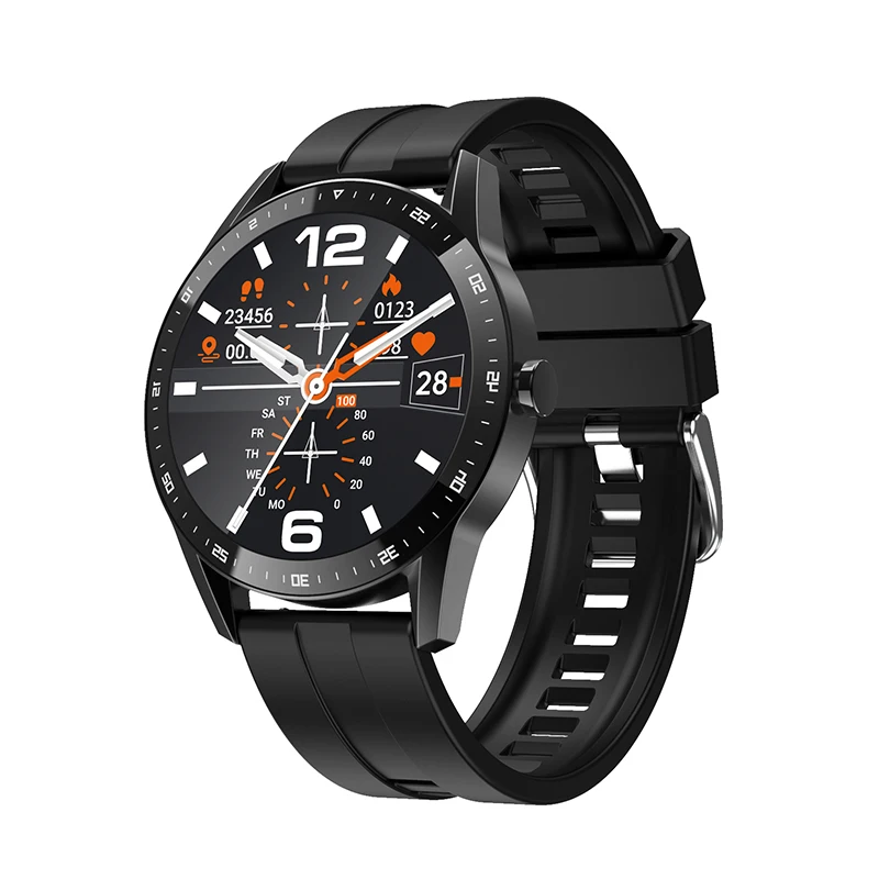 

2021 IP67 Waterproof Smartwatch Full Touch Wearfit Heart Rate Monitor Round Fitness Sport Smart Watch DT78 with Multiple Strap