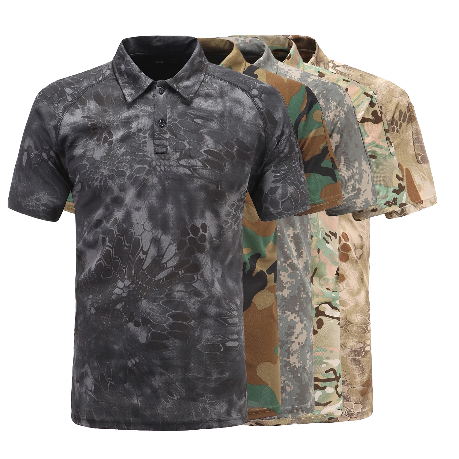 

Hot Sale New Summer Men Polo Stripe Polo Golf Shirts Military Tactical High Quality Polo Cotton T-shirt, Multiple colour