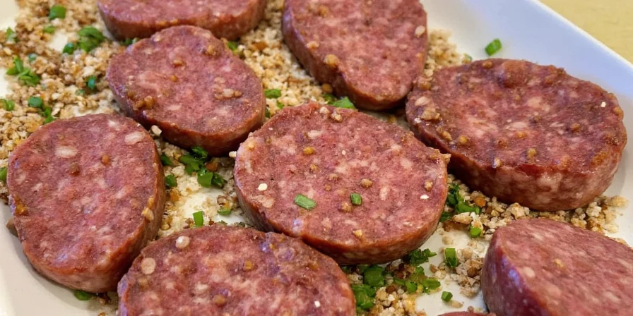 Fresh maple sausage links