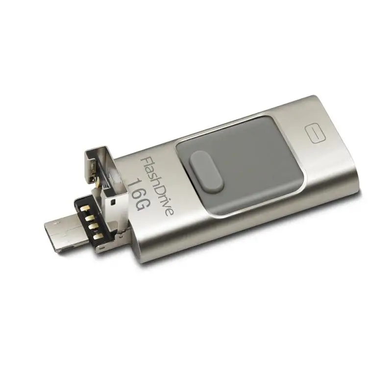 

Real Capacity High Speed 3 in 1 OTG USB Stick 8GB 16GB 32GB 64GB 128GB USB flash drive 3.0 2.0 For Iphone Micro Phones