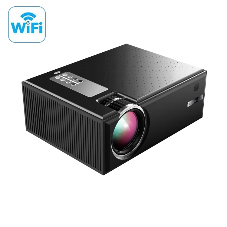 

Professional Factory Fashion Full HD Portable Screen Mirroring projector 3D LED Wifi Video Projector For Home Cinema