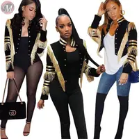 

9091707 wholesale fashion long sleeve strap tassel spliced short women fashion clothing coat jacket