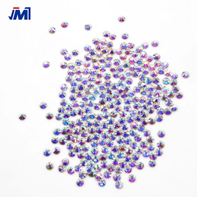 Factory direct sales Crystal Clear AB Flatback Rhinestone For Bling Diy