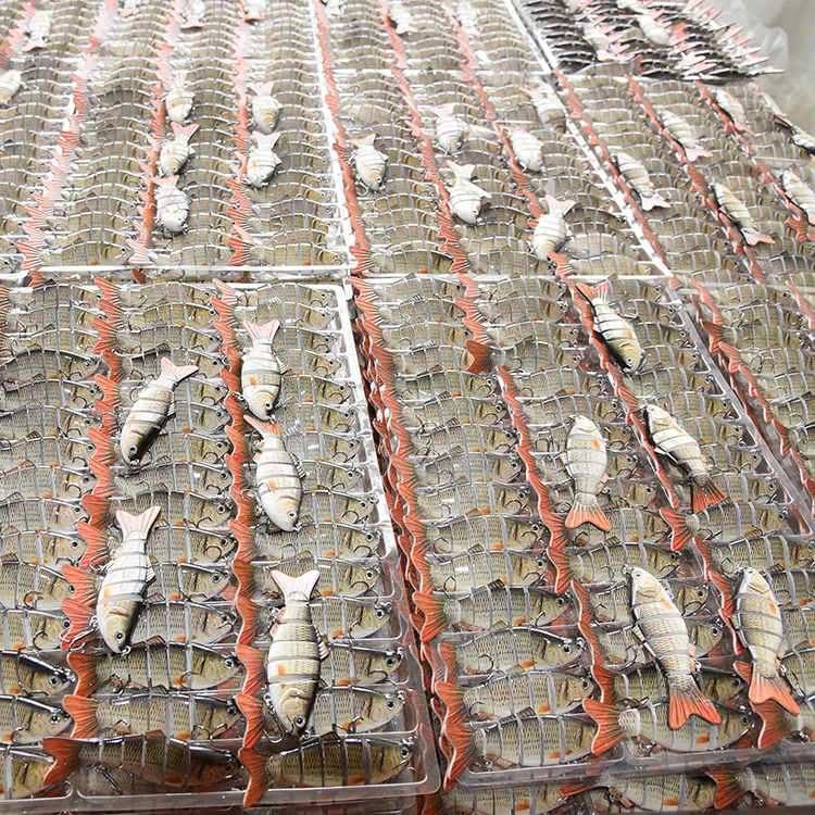

Lureking 19.5g 100mm 6# jointed fishing swim bait on sale