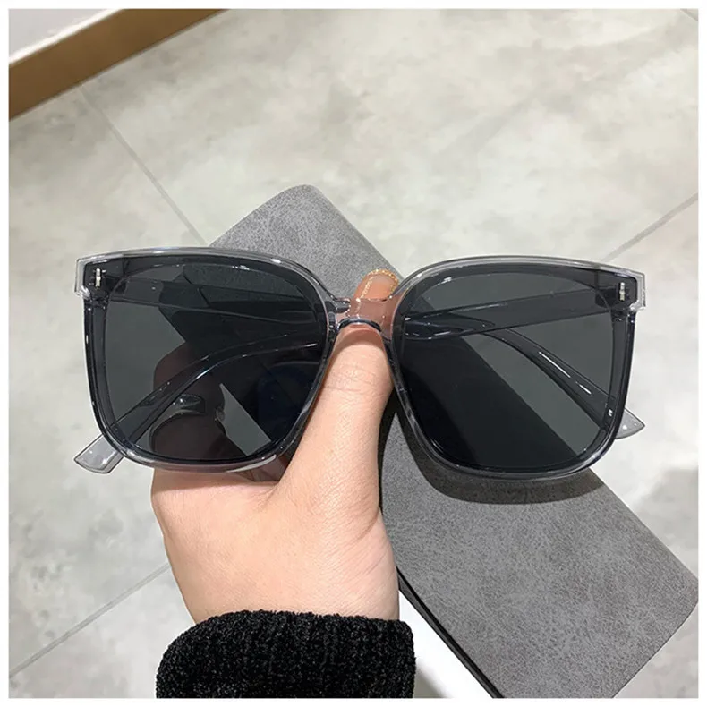 

2021 Classic Vintage Square Sunglasses Women Oversized Sunglasses Women Men Retro Black Luxury Sun Glasses Goggle Oculos UV400, Blue,black,grey,