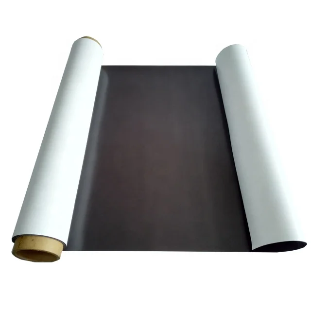 
Printing vinyl ferrous sheet flexible rubber magnet 0.5mm glossy printable 0.3 mg pop display magnetic sheet 