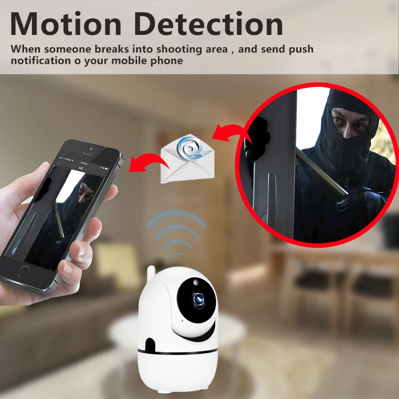 
2020 Baby Monitor Camera Wireless Wifi Smart Home Security Camera 