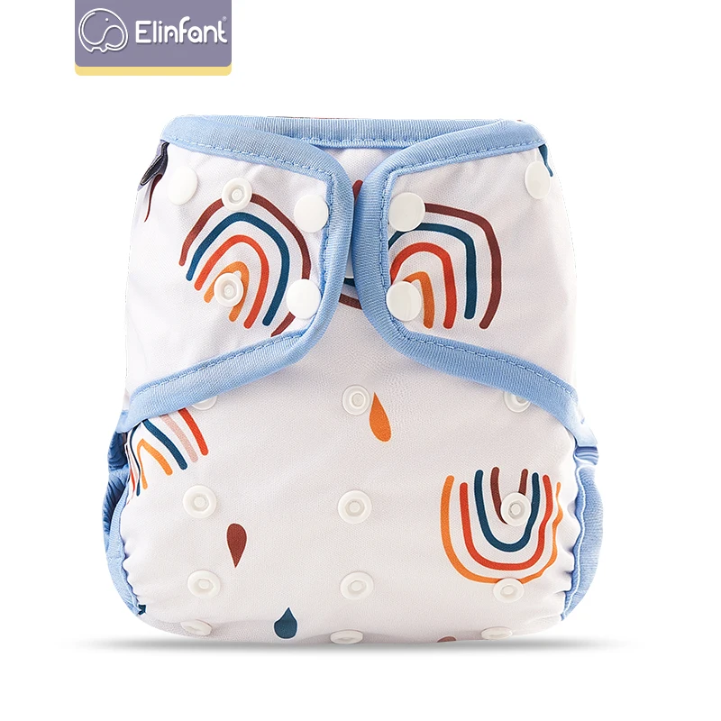 

Elinfant Baby Cloth Diapers covers  Adjustable Washable Reusable for Baby Girls and Boys baby diapers/cloth Nappy, Colorful