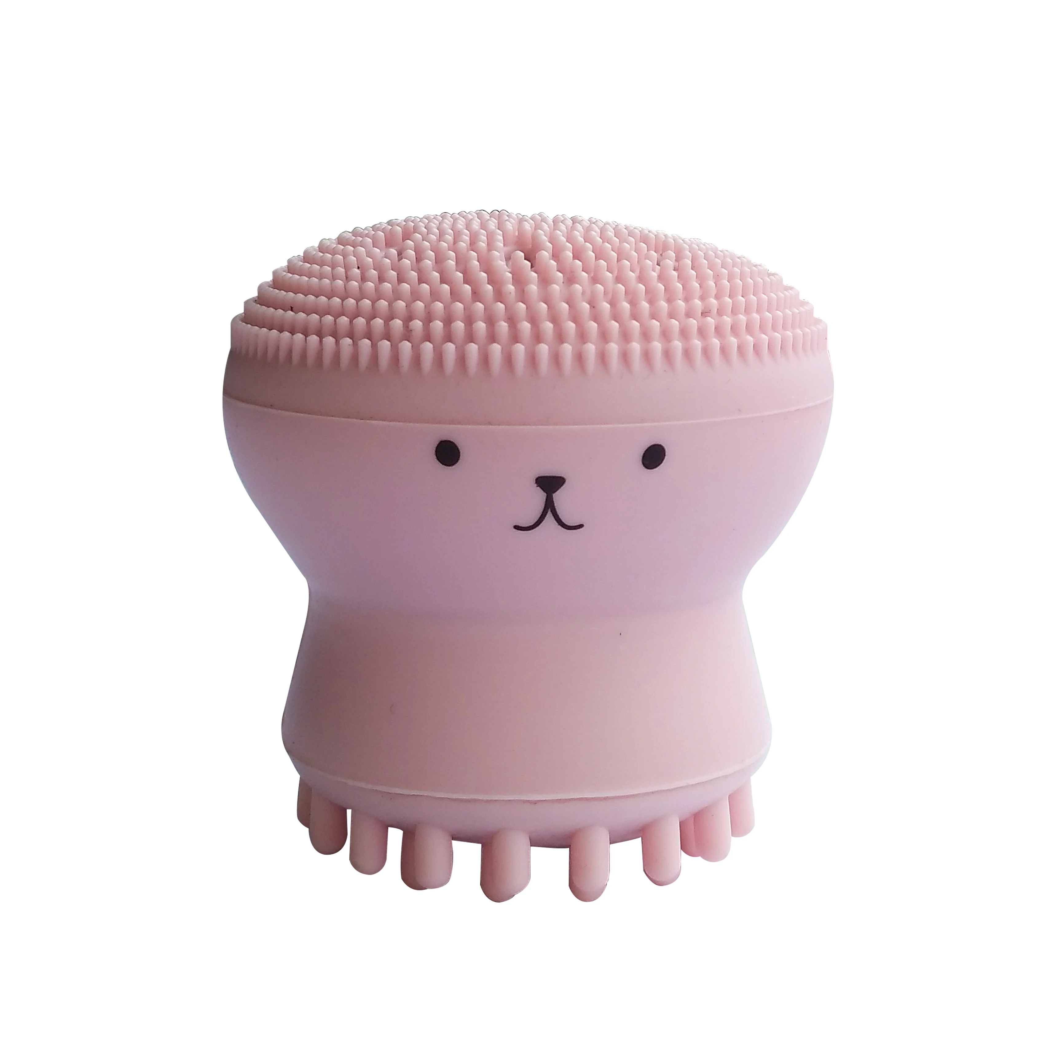 

Deep Cleaning Manual Cartoon Animal Octopus Silicone Facial Cleansing Brush