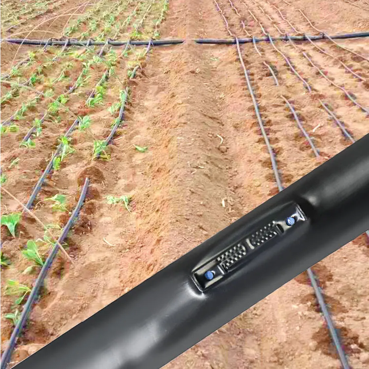 

Agriculture drip line belt manufacturing drip irrigation tape system design 16mm flat dripper drip tape