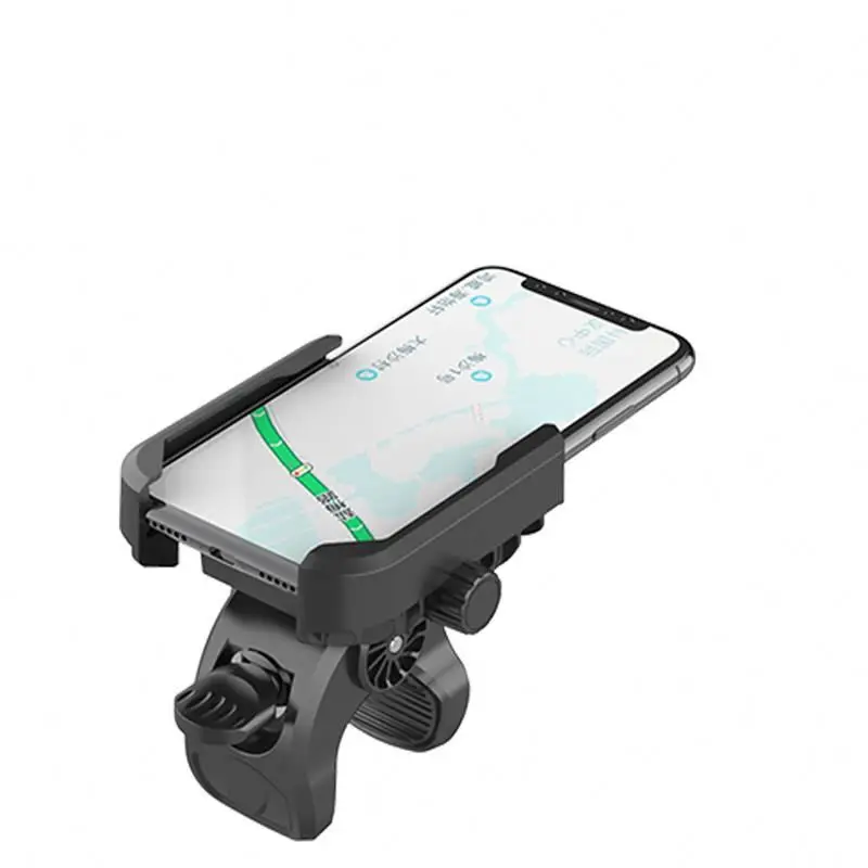 

Mobile accessory 2020 universal 360 rotation silicone bicycle cell phone stand TOLhn phone mount bike, Black