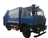 dongfeng 145 blue cab 12cbm compressible Garbage Vehicle wtih compactor function