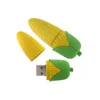 Promotional OEM soft pvc HUB USB corn shape custom usb flash drive usb 4gb 8gb 16gb