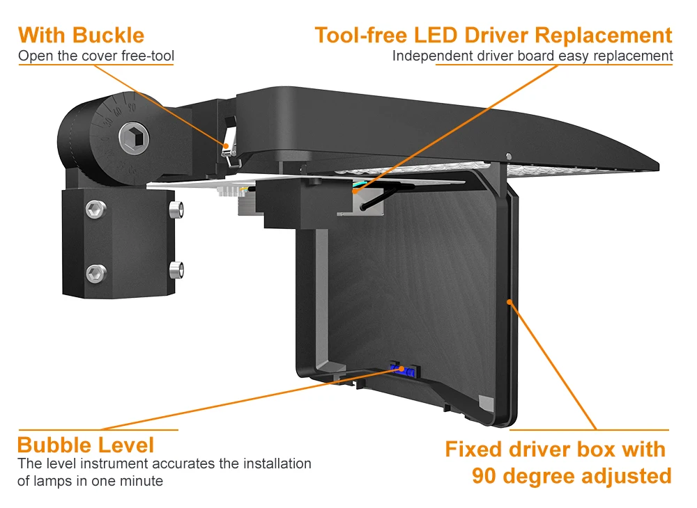 
200w Hishine Price list led street light housing aluminum die casting 