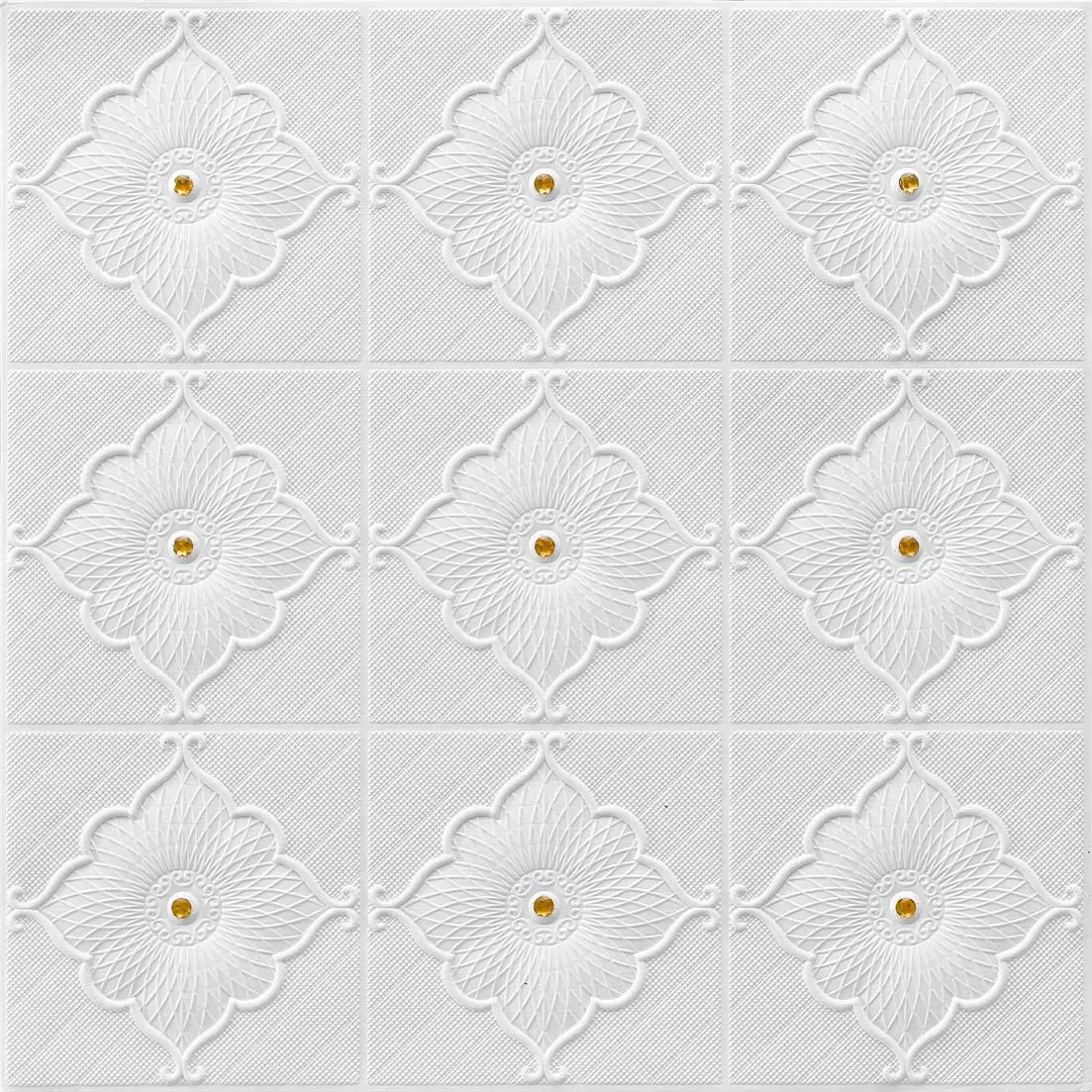 
3D damascus model wall panel home decor pe foam wall sticker 