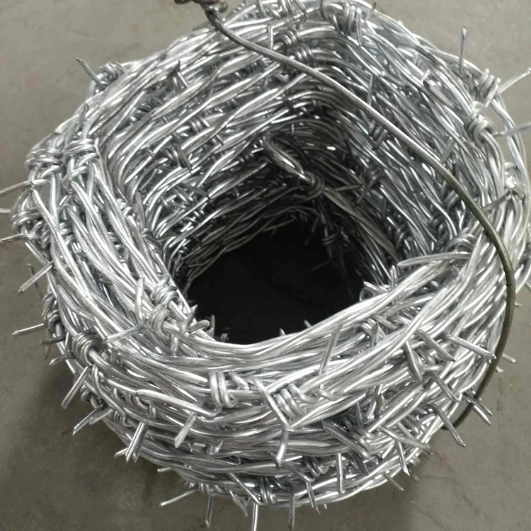 
High Quality Factory Price 2.2MM Galvanized Double Strand Barbed Wire For Fencing 