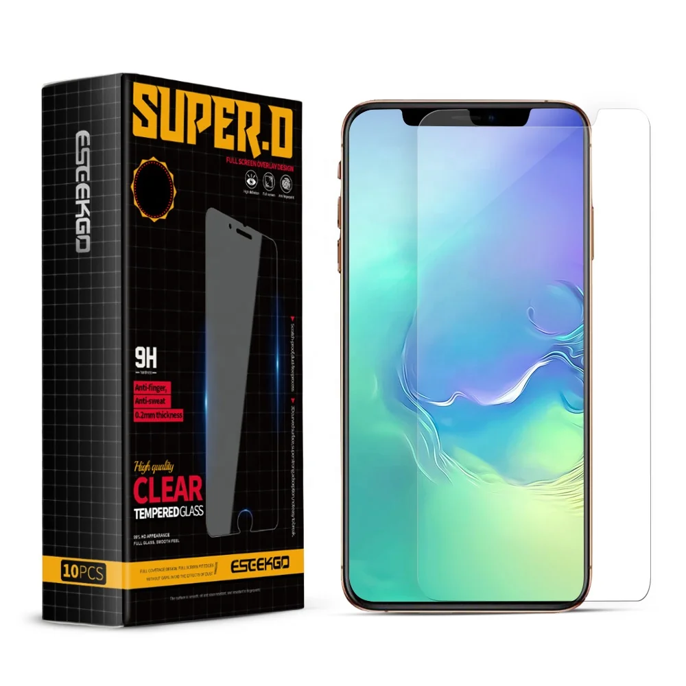 

Eseekgo High Quality Tempered Glass For iPhone 11 12 13 Pro Max 9H Tempered Glass Screen Protector For iPhone X XR XS Max