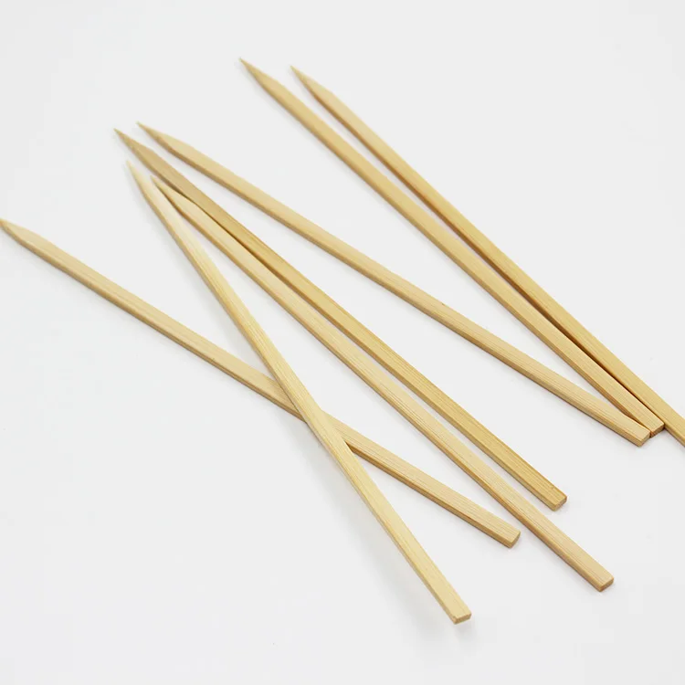 
Popular Wholesale Bamboo Kebab Fan Sticks Square Bamboo Sticks  (62260920159)
