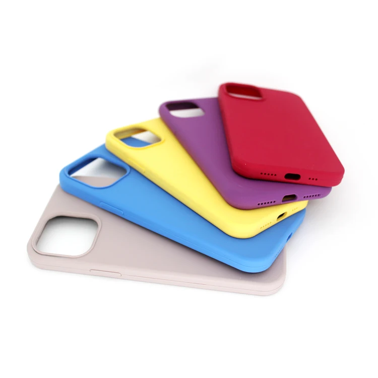 

Four-Sided Mobile Phone Accessories Phone Case PC Custom Design Solid Silicone Phone Case For iPhone X 11