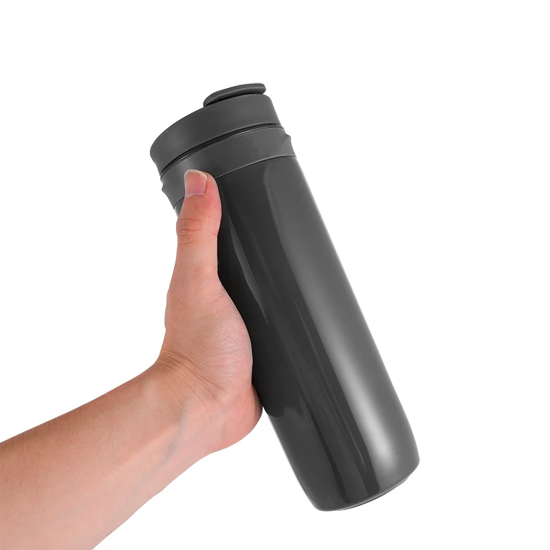 

Custom Stainless Steel Separation Tea Bottle Temperature Display Water Bottle, Customized