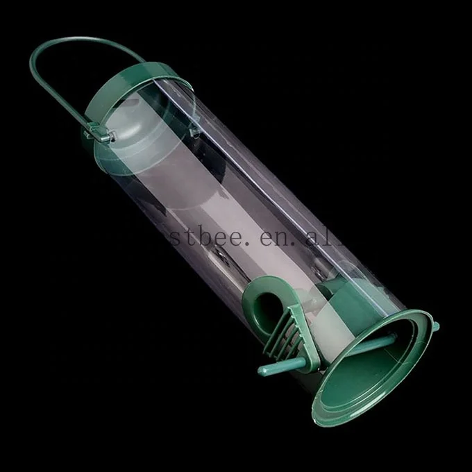 Hanging Wild Bird Feeder Seed Container Hanger Garden Outdoor Feeding