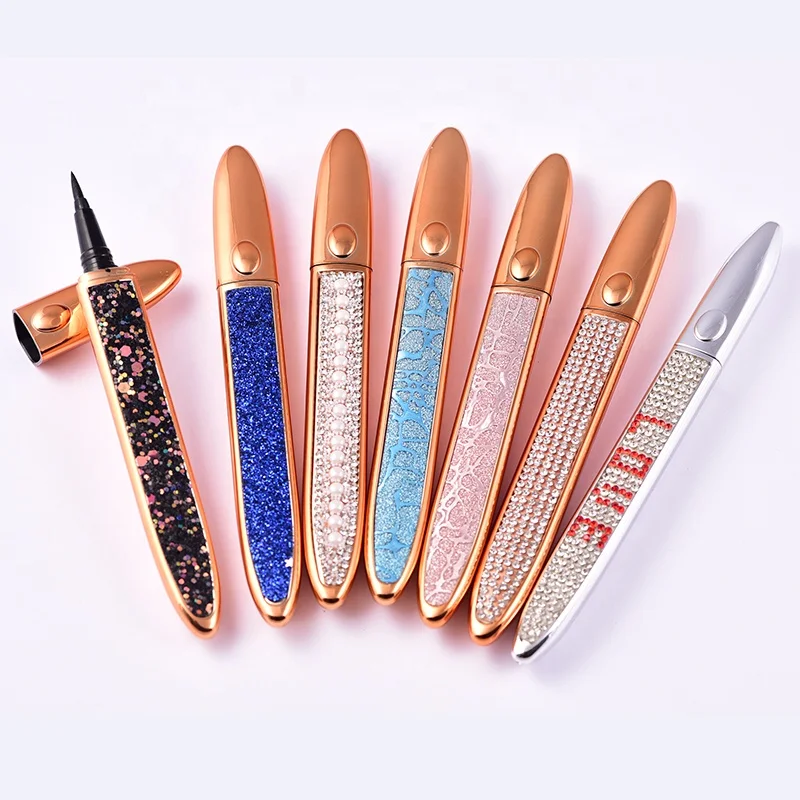 

Wholesale Private Label Colorful 3D Liquid Magic Eyeliner Lash Glue Eyelashes Pen For Strip Mink Eyelashes