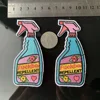 China Manufacture High Quality Detergent Design Patch Cleaner Spray Design Clothes Bag Iron on Sew on Patch