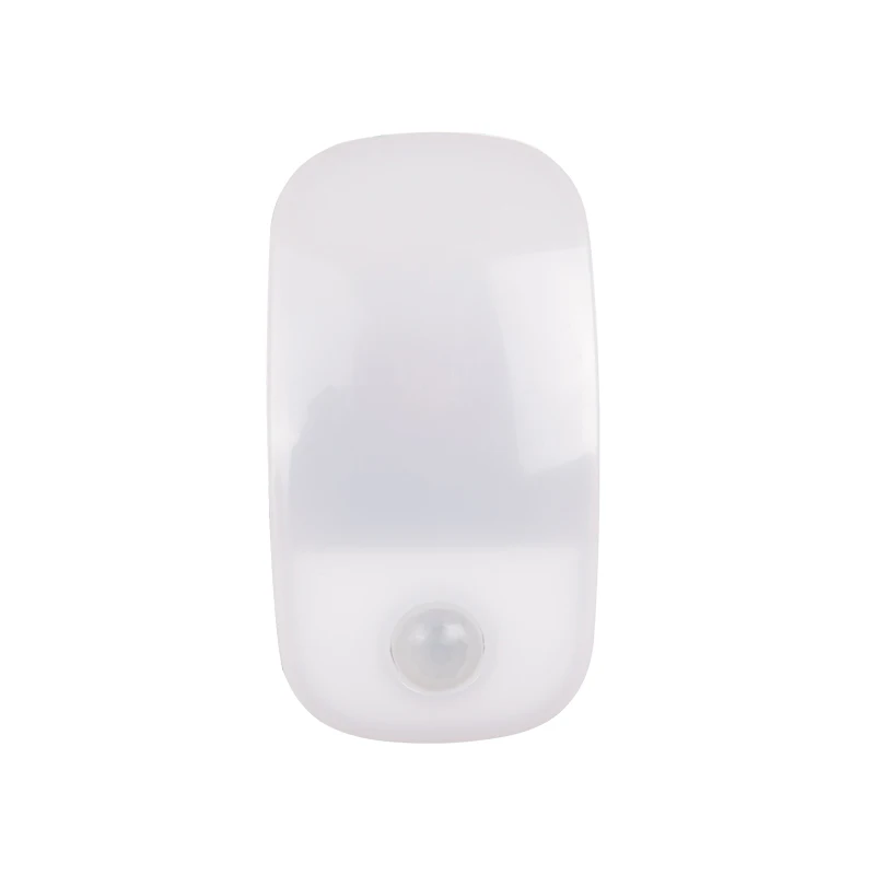 Plug-in LED Motion Sensor Night Light, Warm White LED Nightlight with Dusk to Dawn Sensor, Adjustable Brightness for Bedroom