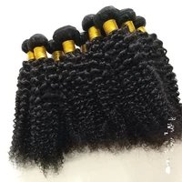 

Letsfly 10 Bundles 1kg hair wholesale Brazilian tight Afro Kinky Curly unprocessed Virgin Hair Human Hair weave Free Shipping