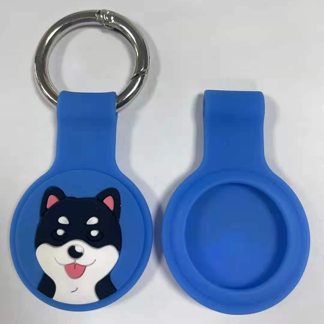 

Factory in stock wholesale custom leather on Apple Airtag protective case Airtags leather case