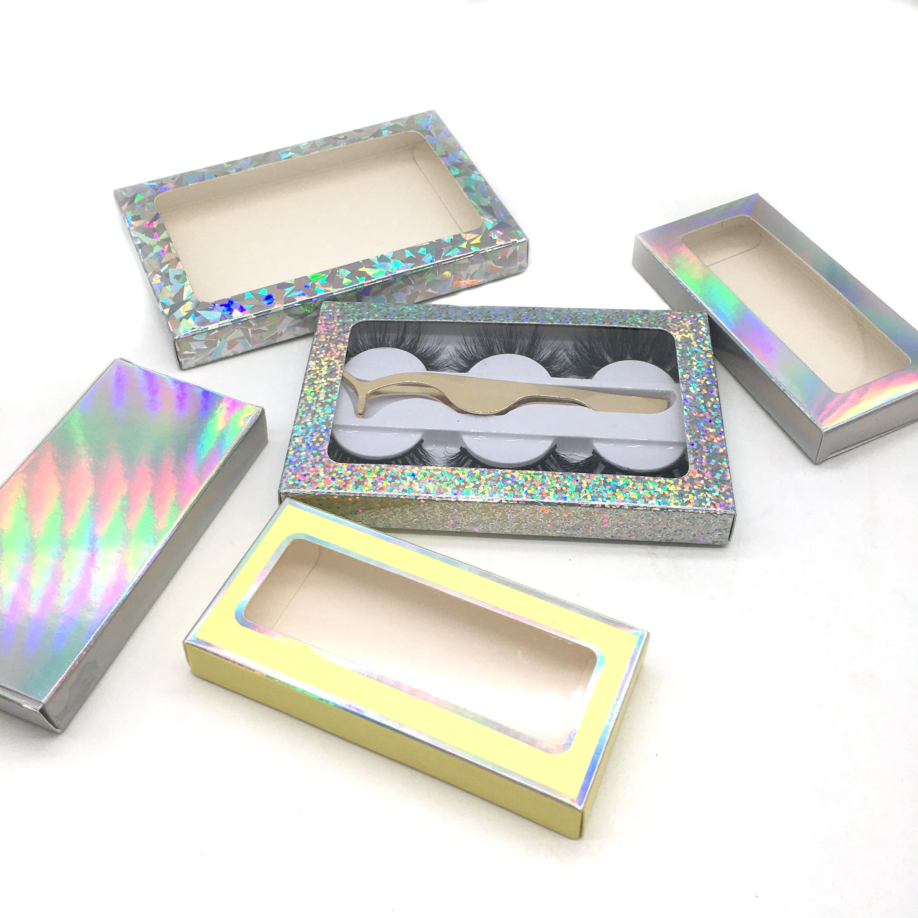 

wholesale 3 pairs storage private label packaging mink eyelash book