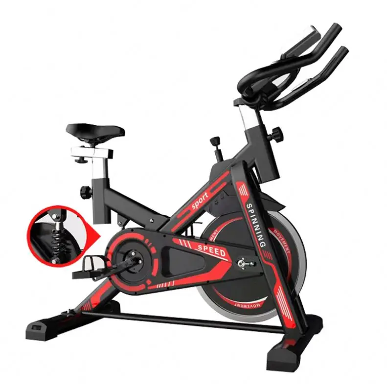 

2021 Best Selling Damping Home Fitness Bikes Stationary Body Fit Exercise Bike for Gym Equipment Wholesale, Red,blue