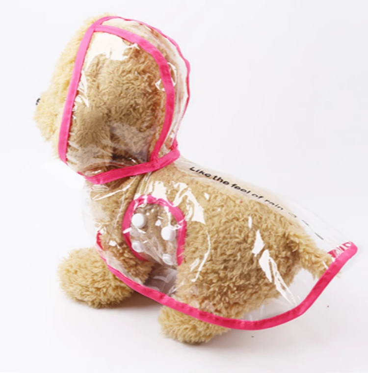 

Amazon PVC hot sale nice price fashion popular Dog Clothes Pet Accessory Outdoor Dog Raincoat