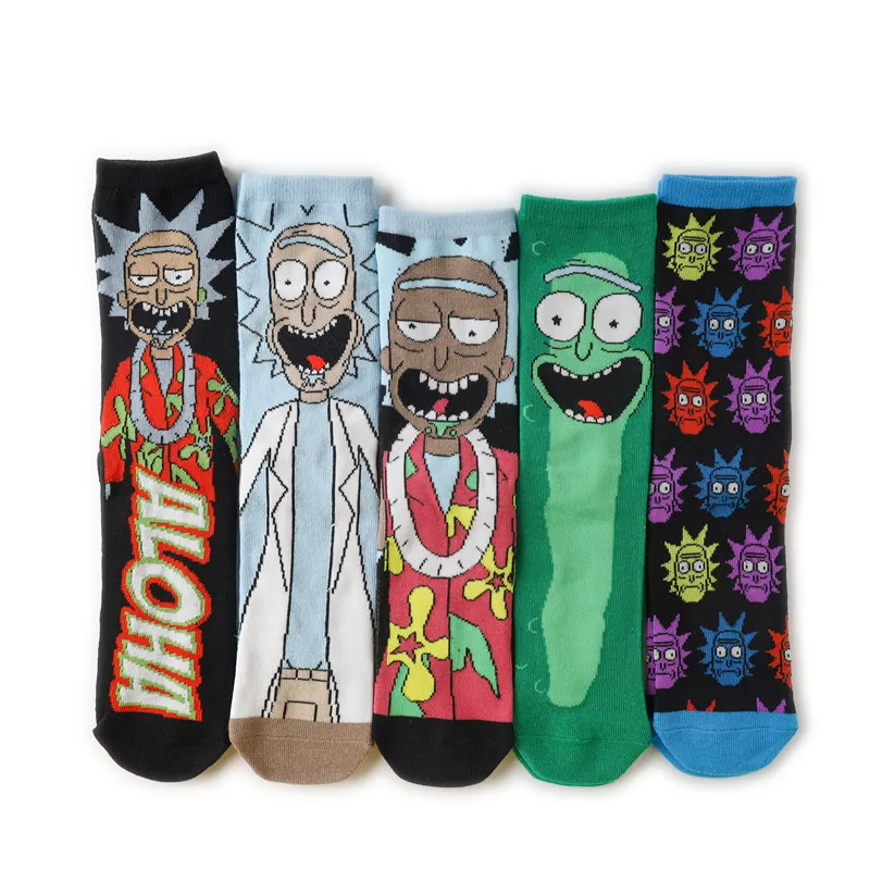

Cotton Cartoon Personality Medium Tube Trend Ins Anime Character Unisex Socks