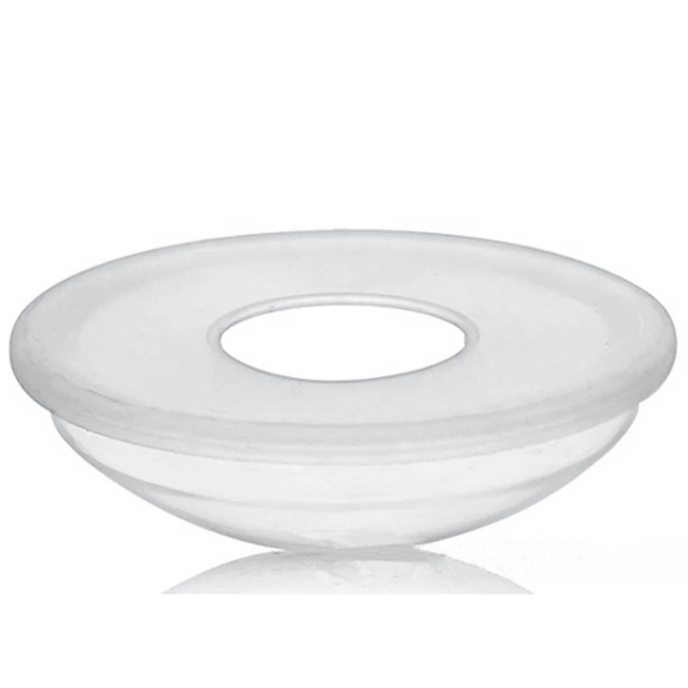 

Hot selling BPA free anti-side leakage food grade silicone breast milk collector shells, Transparent