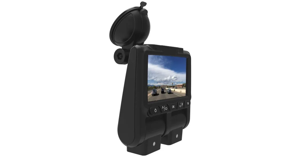 Newest 3.0 inch Novatek 96663 dash cam 360 degree car black box dual camera