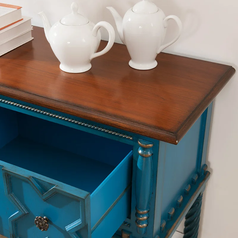 
wooden Furniture Home display Oem wall Modern end side wood console table cabinet 