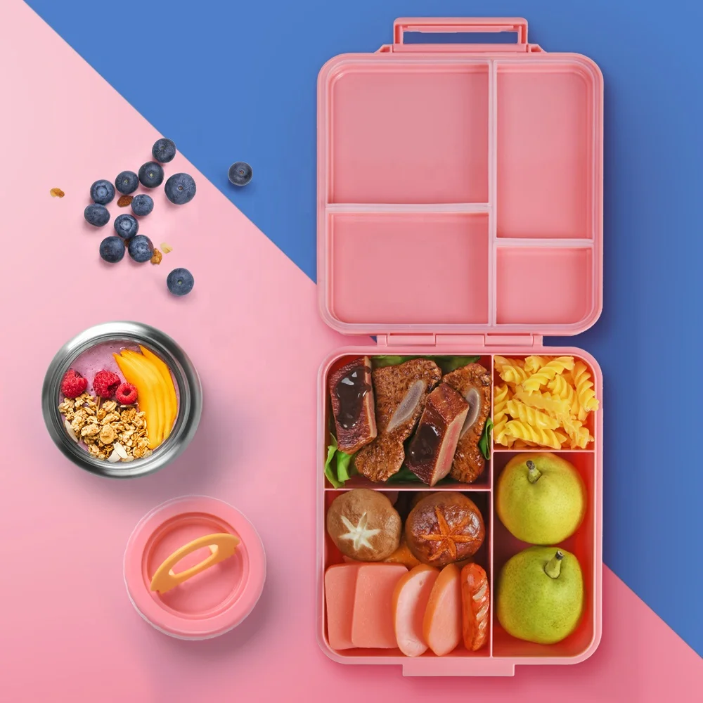 

Perfect tritan bento box lunch food take away lunch box for kids and adults leak proof lunchbox with thermos