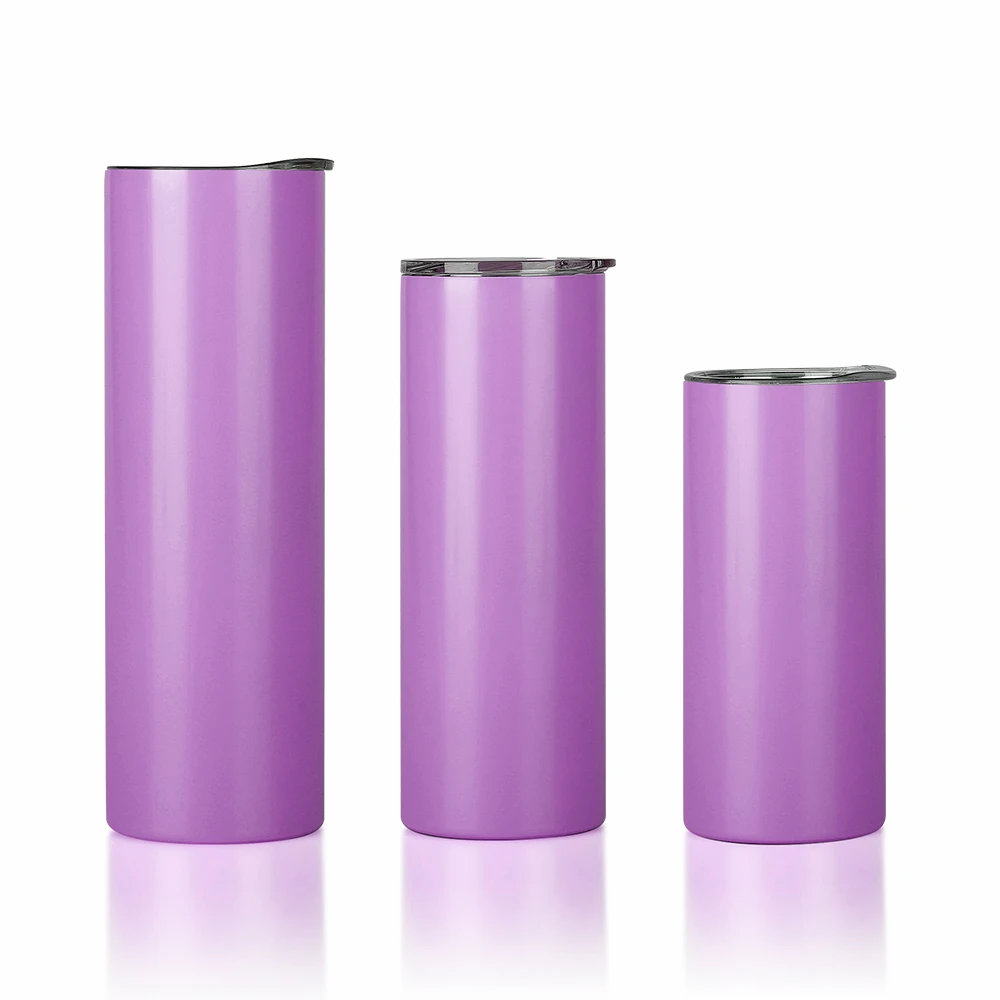 

Top Seller 20oz Blanks White Straight Double Wall Stainless Steel Insulated Car Travel Sublimation Tumblers with Lid and Straw, Customized color