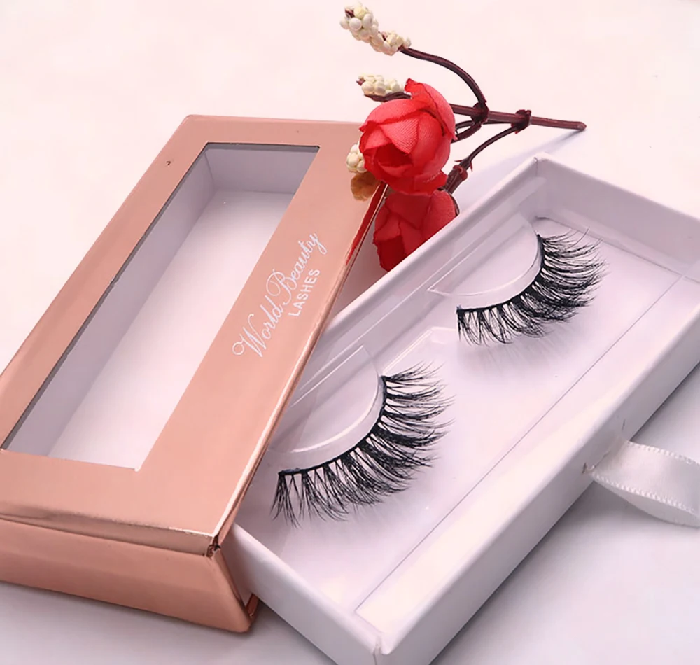 

Wholesale new style private label korean soft lashes 3D faux mink false eyelashes